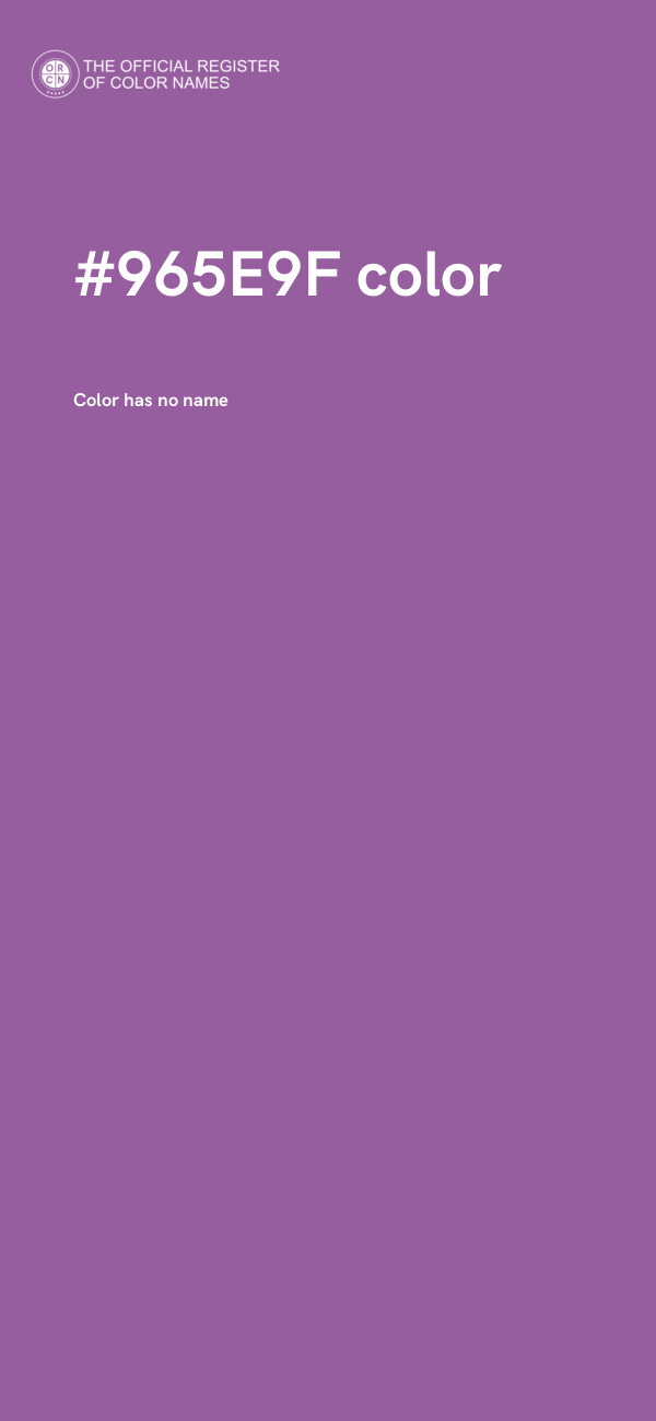 #965E9F color image