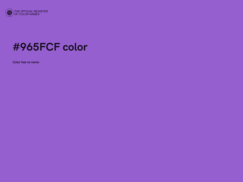 #965FCF color image