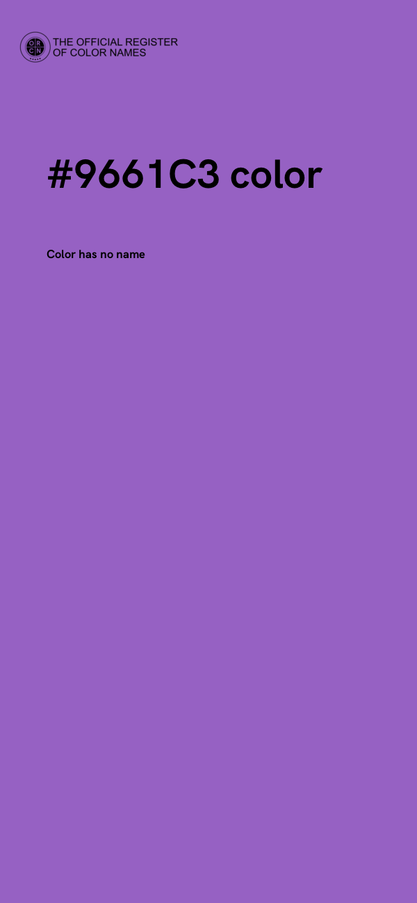 #9661C3 color image