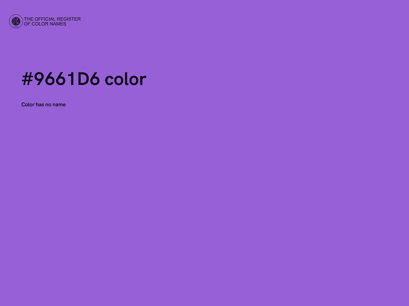 #9661D6 color image