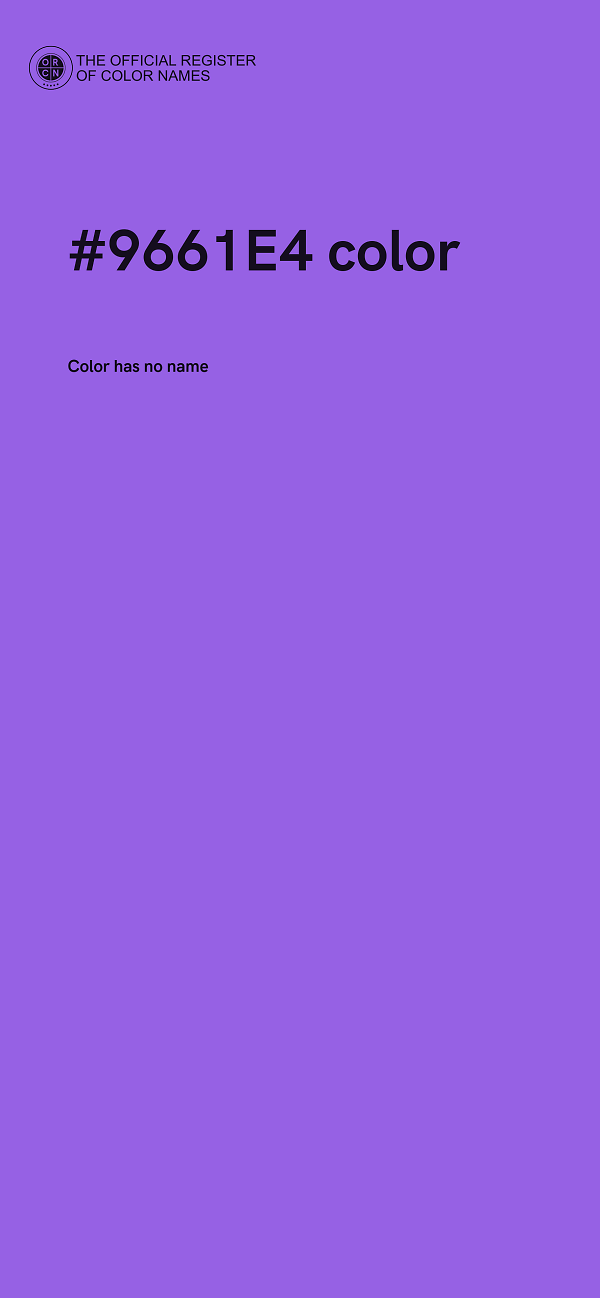 #9661E4 color image