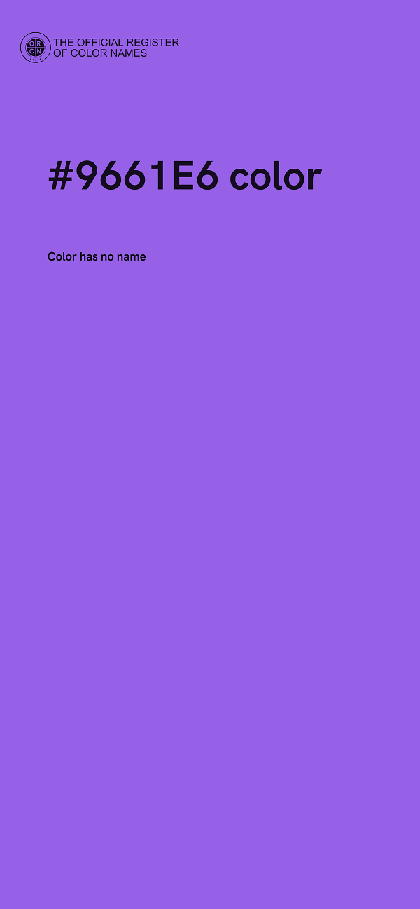 #9661E6 color image