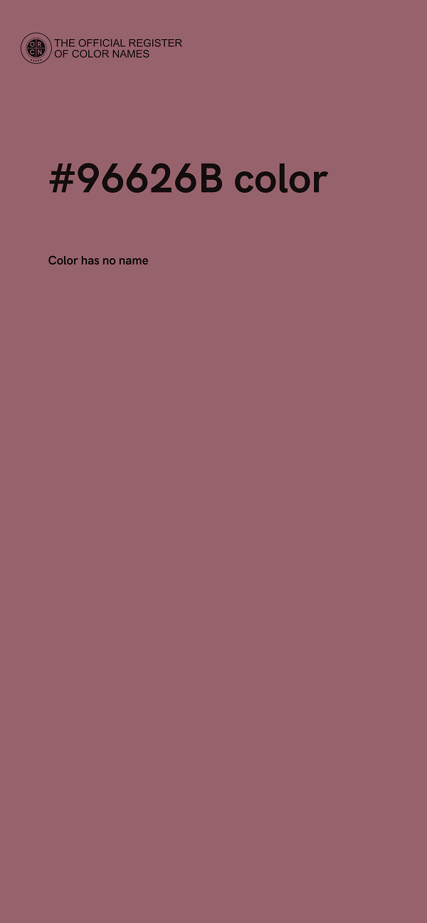 #96626B color image