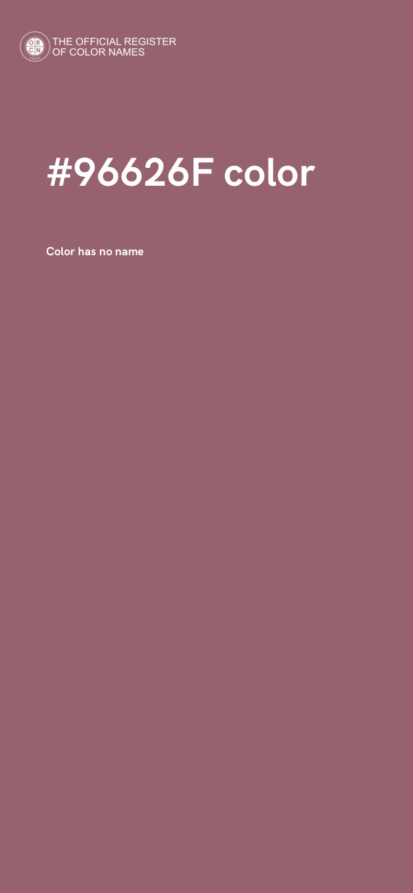 #96626F color image