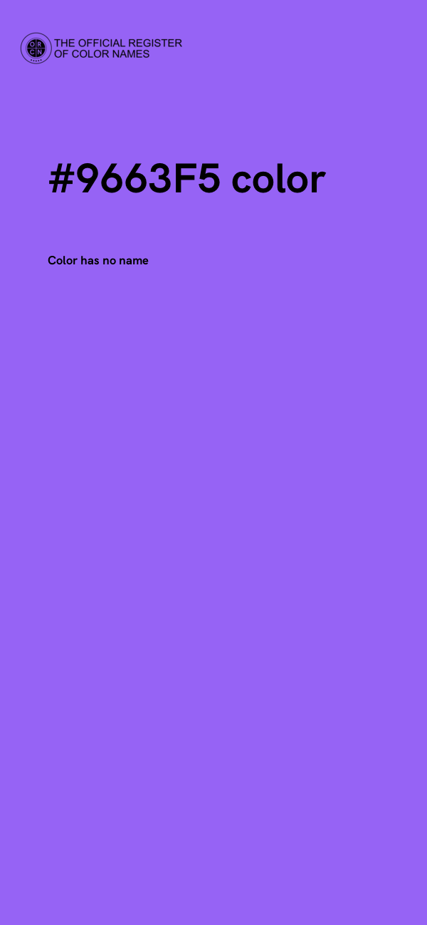 #9663F5 color image