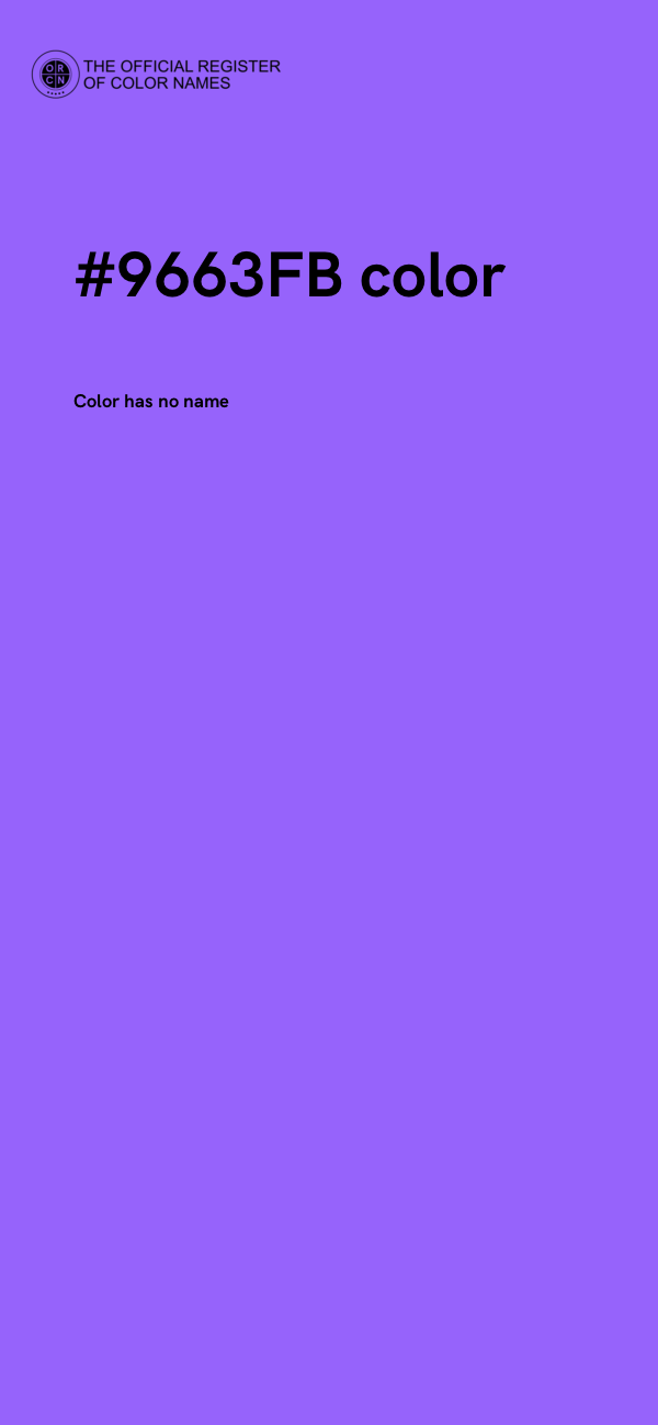 #9663FB color image