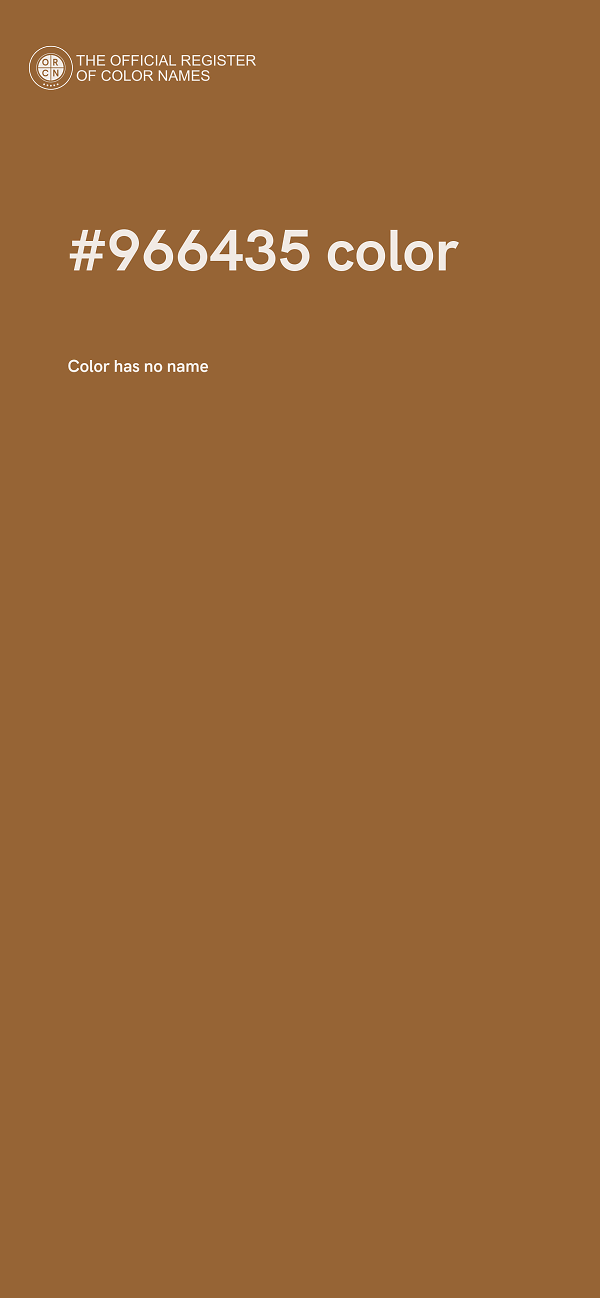 #966435 color image