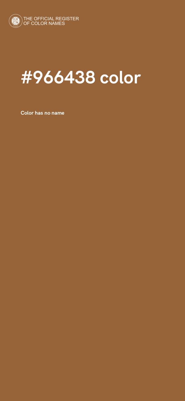 #966438 color image