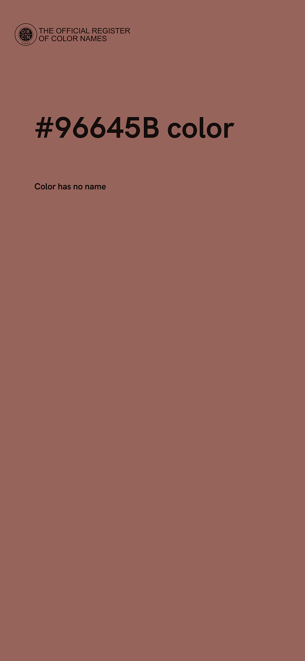 #96645B color image