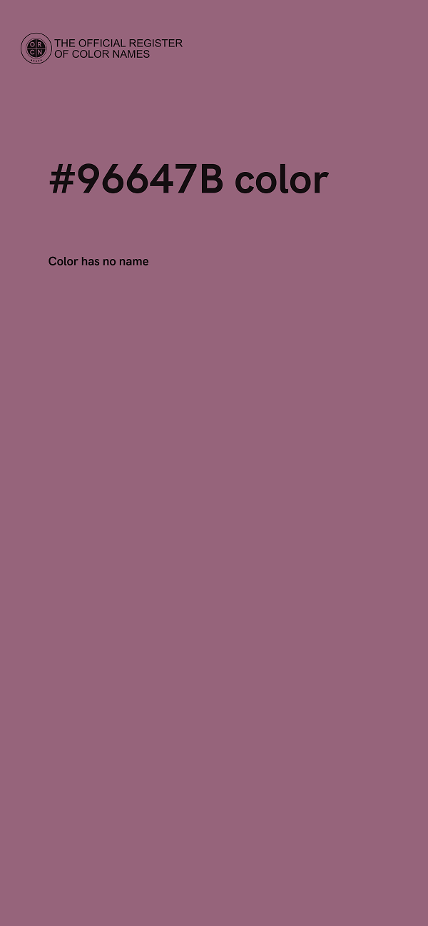 #96647B color image