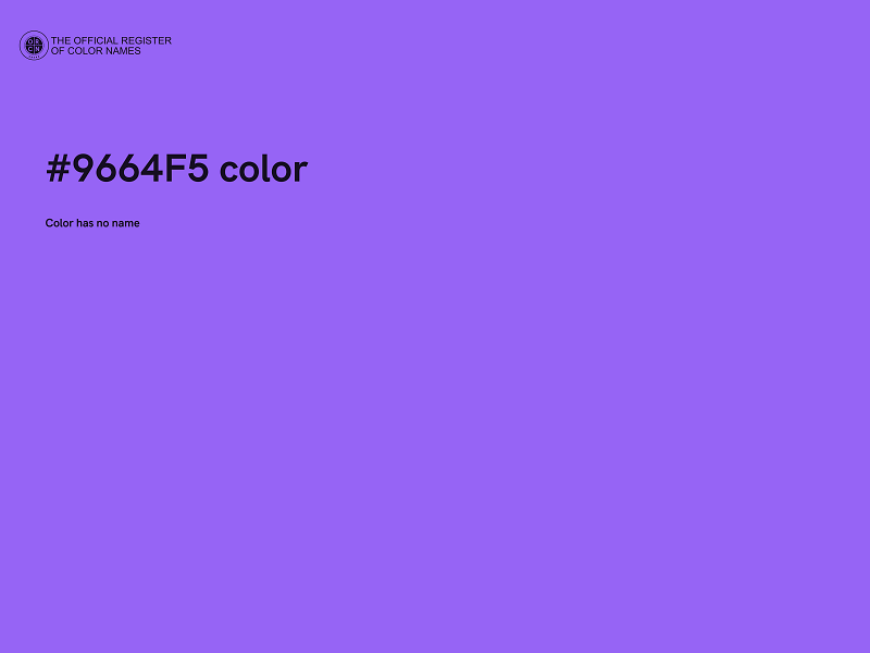 #9664F5 color image