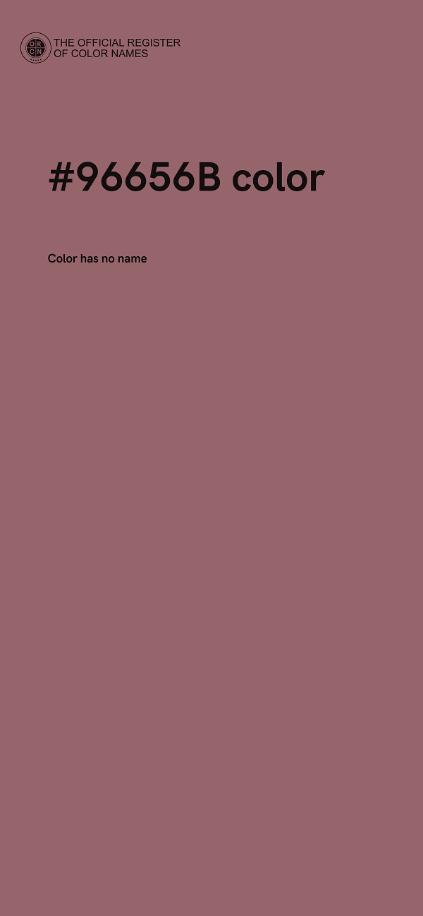 #96656B color image