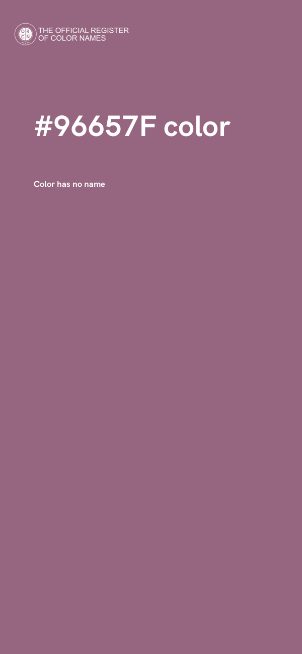 #96657F color image