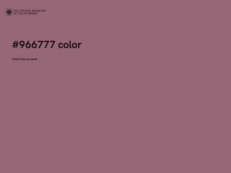 #966777 color image