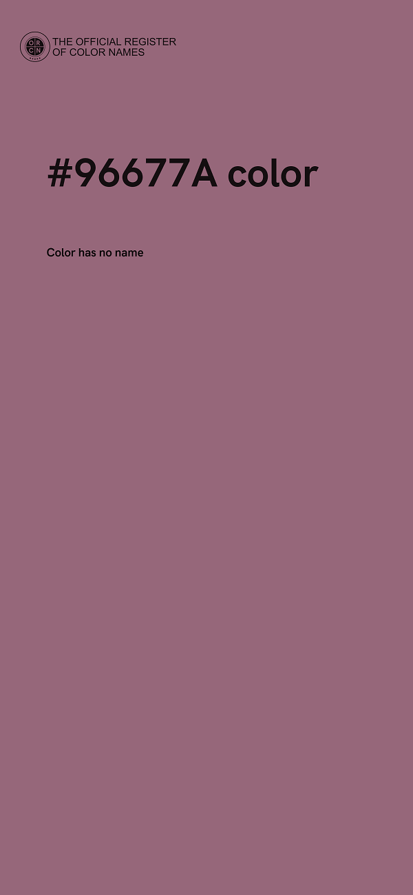 #96677A color image