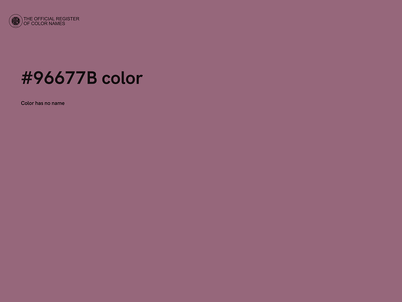 #96677B color image