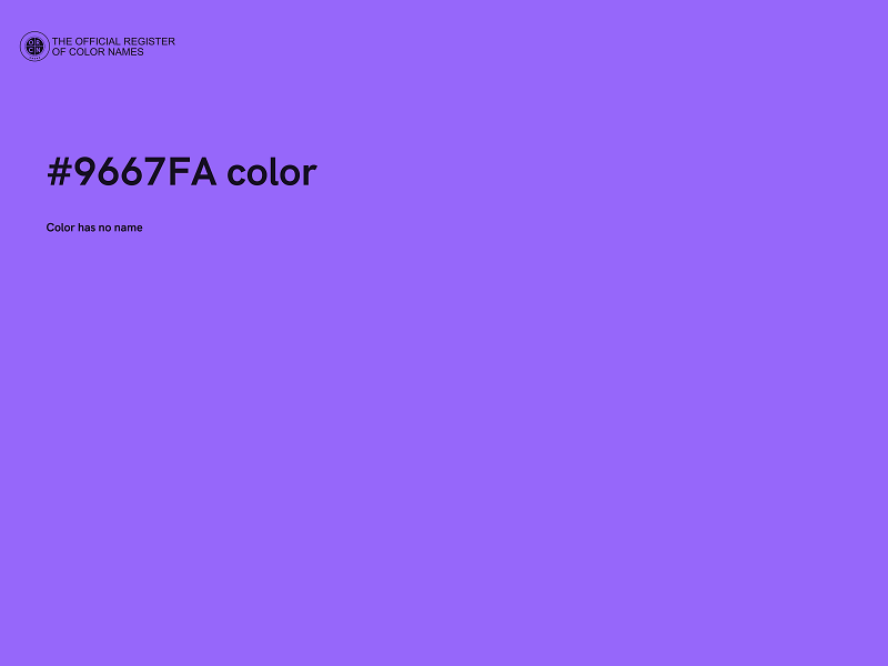 #9667FA color image