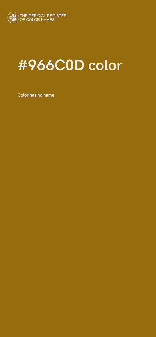 #966C0D color image