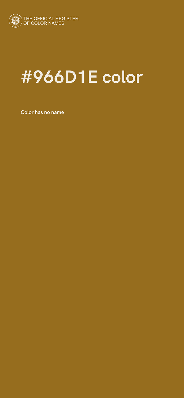 #966D1E color image