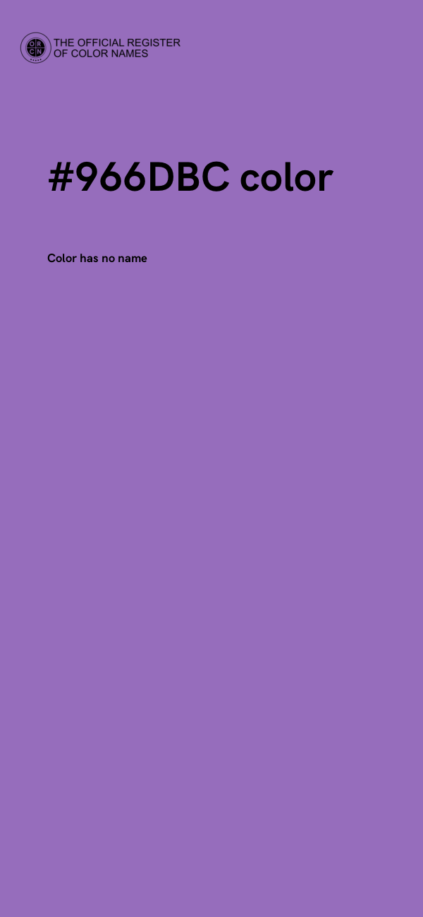 #966DBC color image