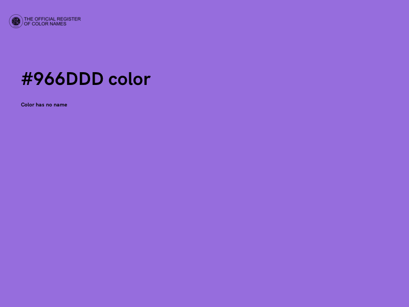 #966DDD color image