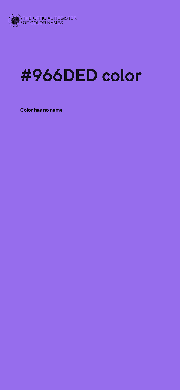 #966DED color image