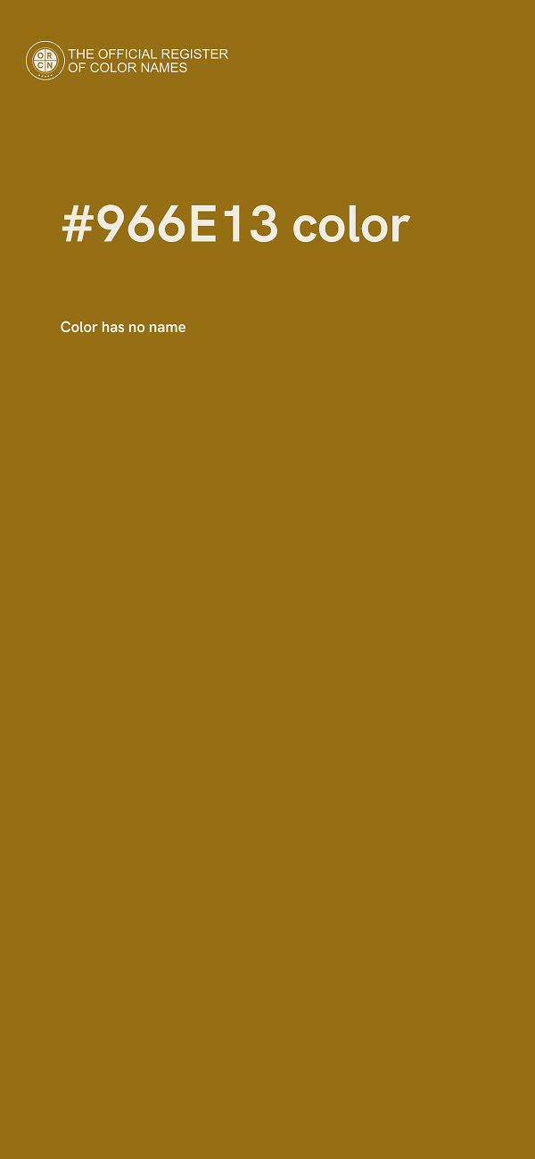 #966E13 color image