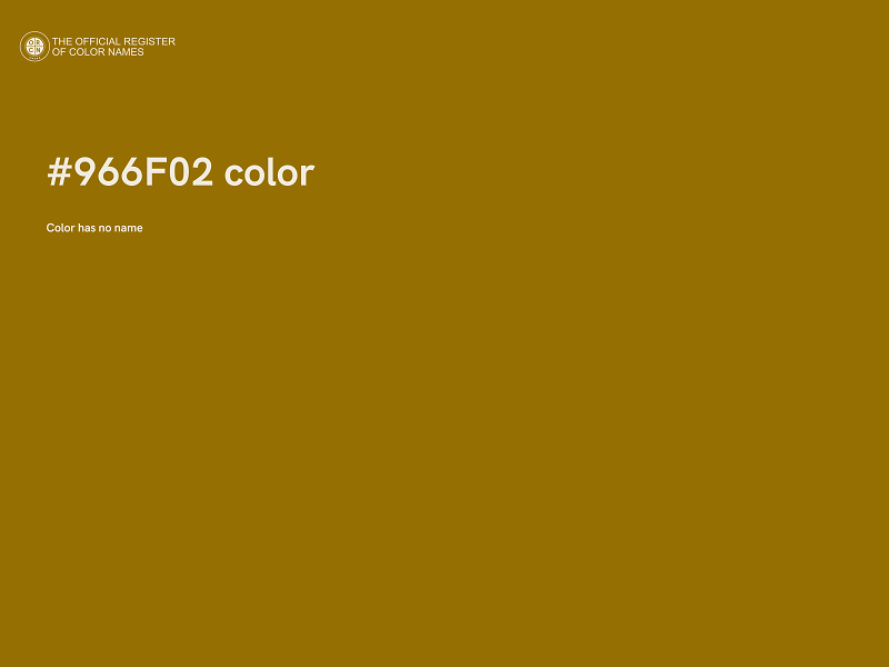 #966F02 color image