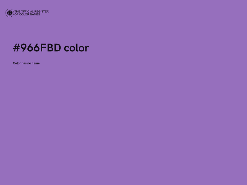 #966FBD color image