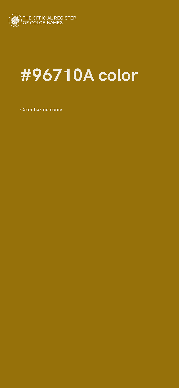 #96710A color image