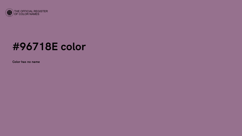 #96718E color image