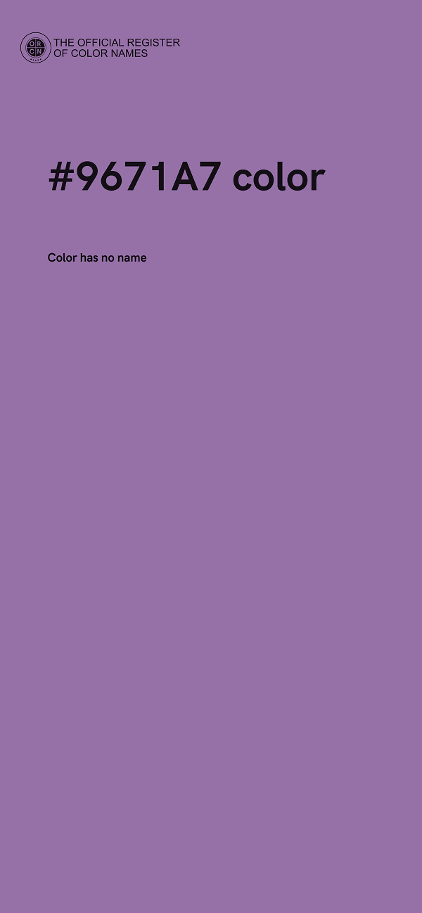 #9671A7 color image