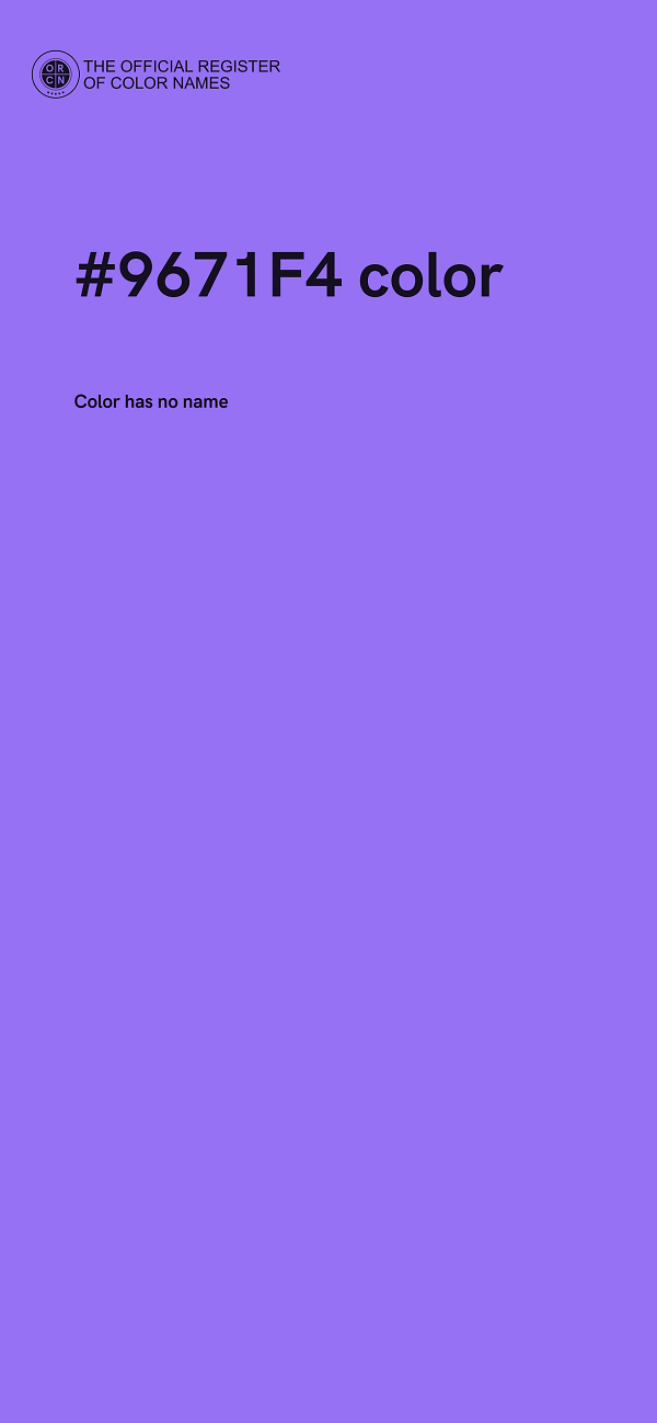 #9671F4 color image