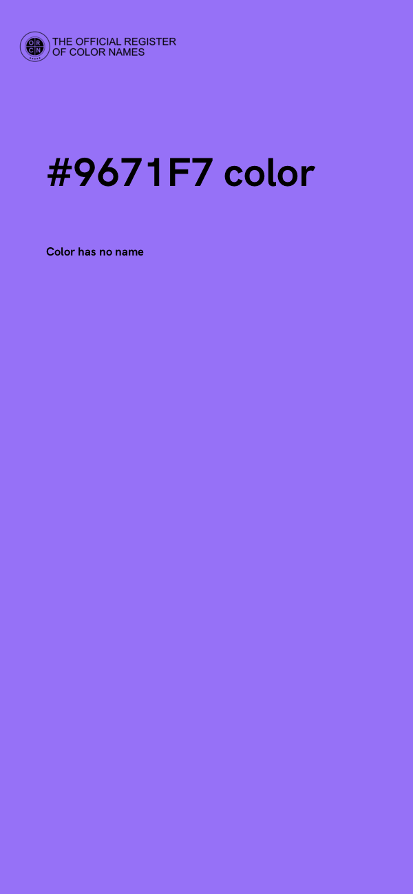 #9671F7 color image