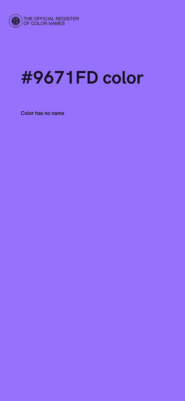 #9671FD color image