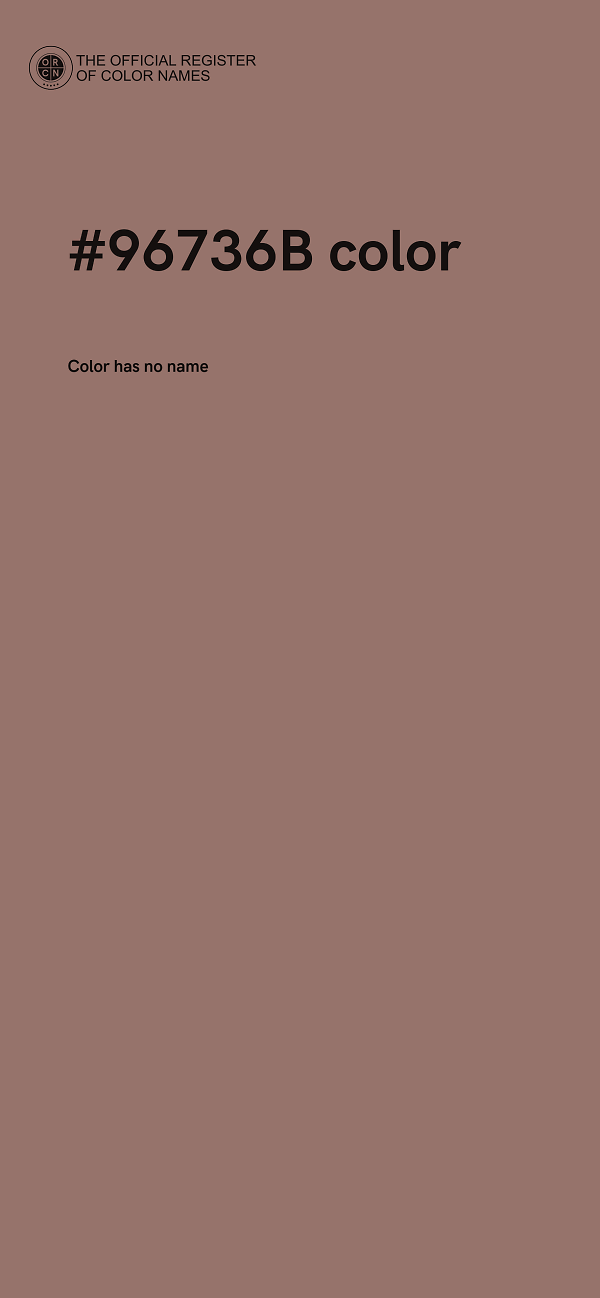 #96736B color image