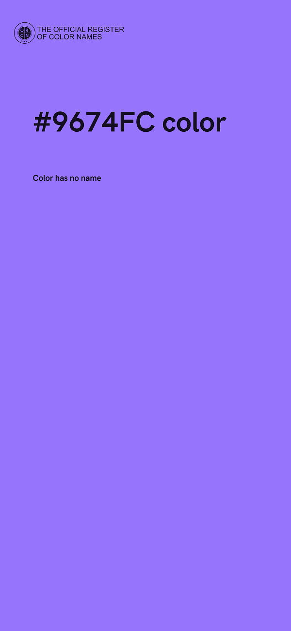 #9674FC color image