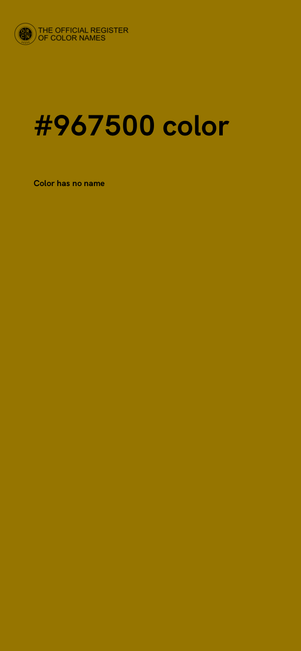 #967500 color image