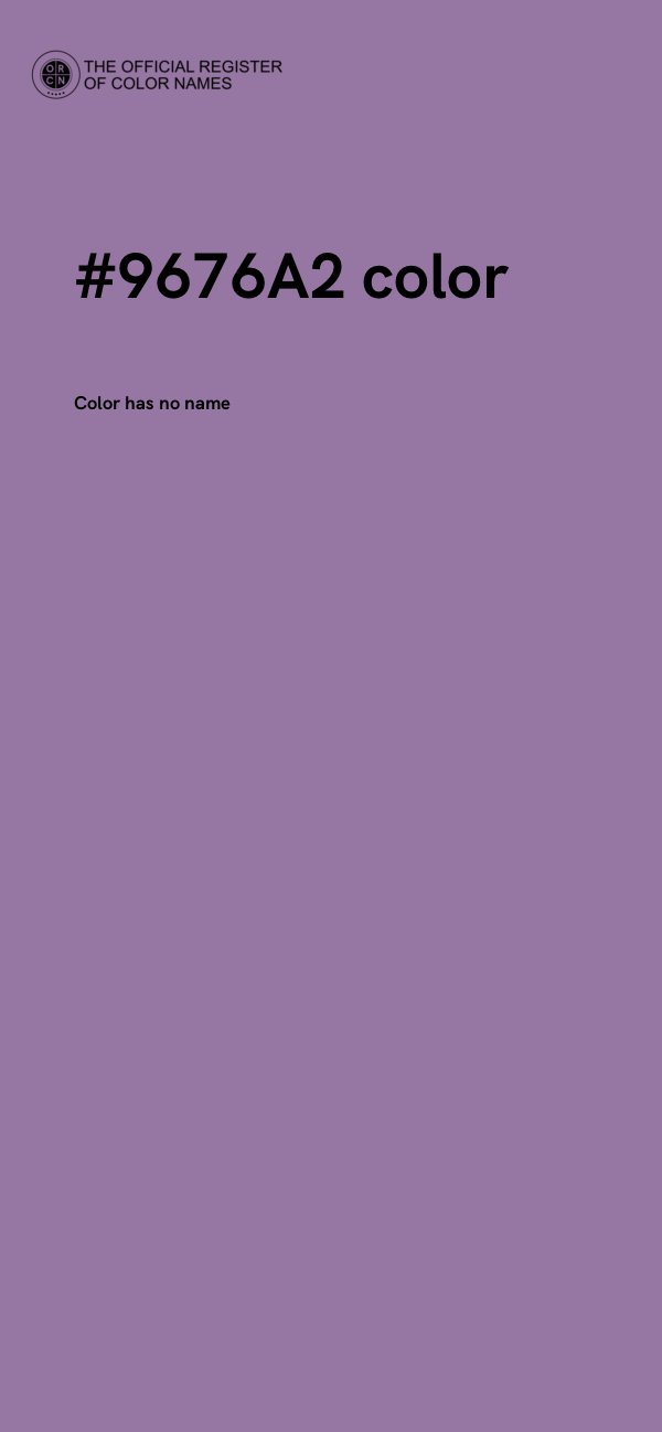 #9676A2 color image