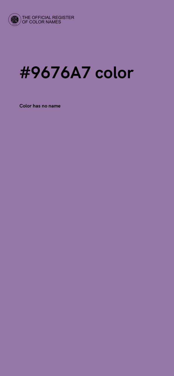 #9676A7 color image