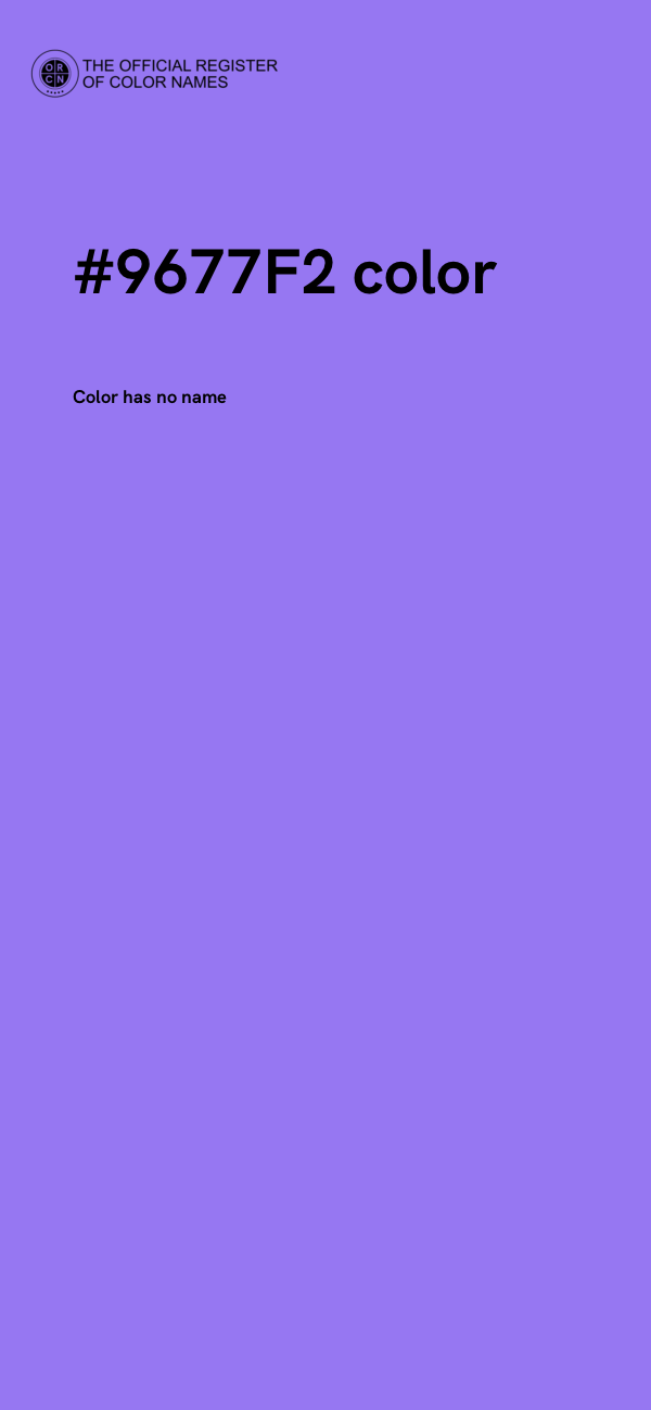 #9677F2 color image