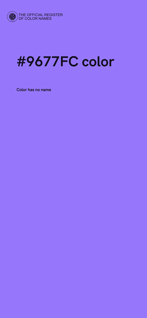 #9677FC color image