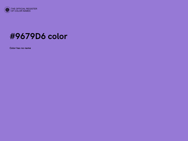 #9679D6 color image