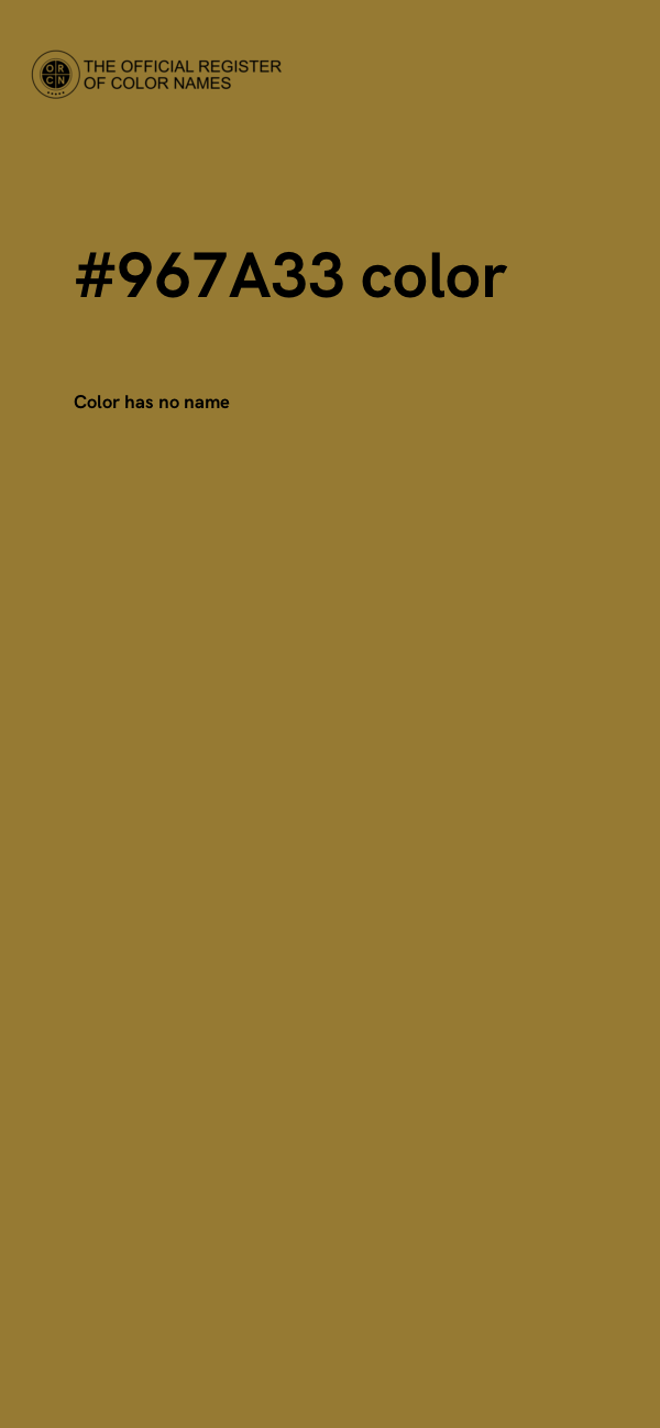 #967A33 color image