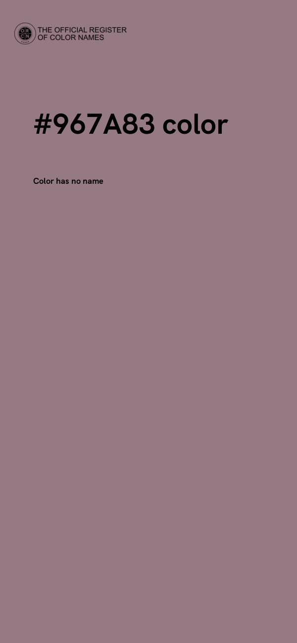 #967A83 color image