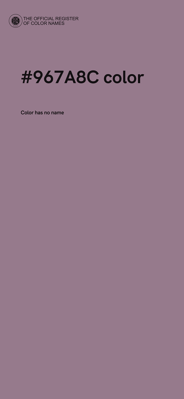 #967A8C color image