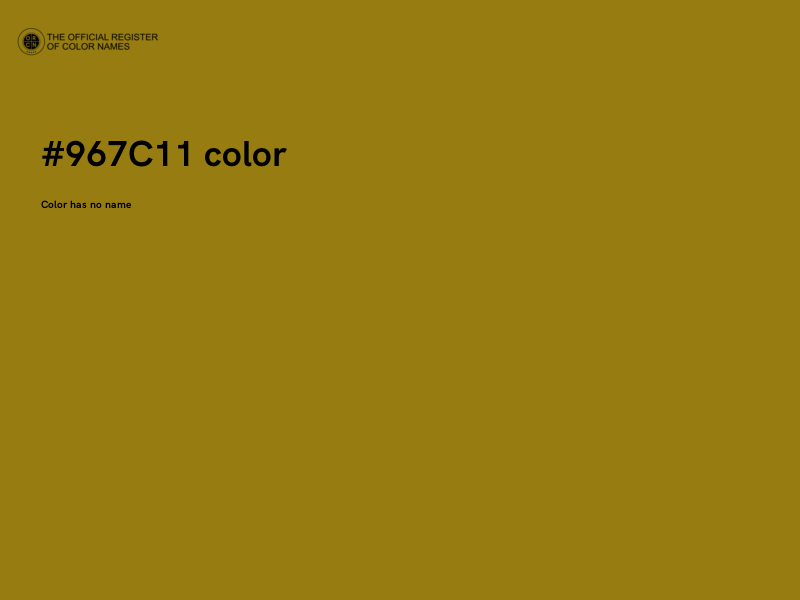 #967C11 color image