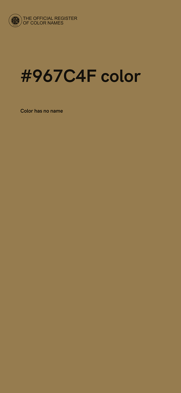 #967C4F color image