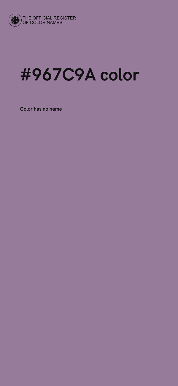 #967C9A color image