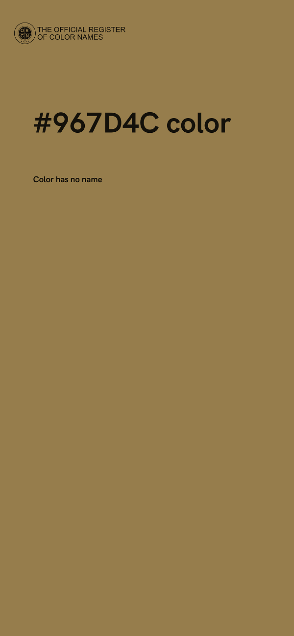 #967D4C color image